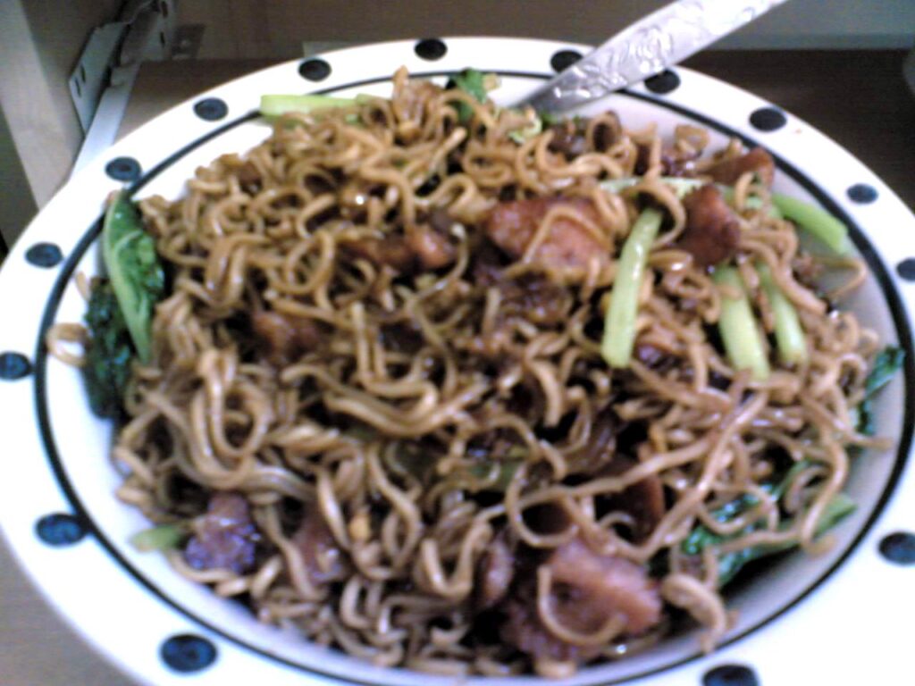 Homemade mee goreng cooked by bongkersz in 2006