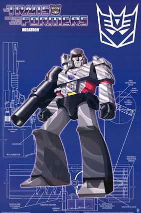 Generation 1 Megatron poster