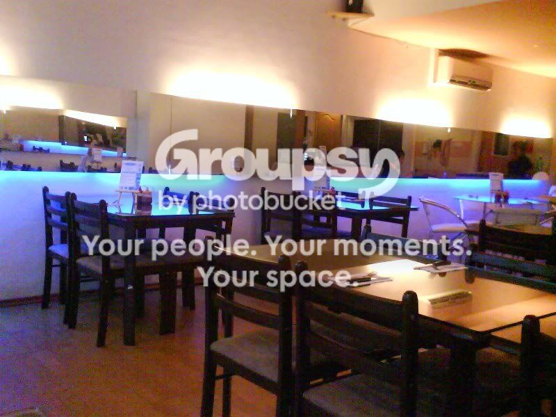 Fork & Knife dining area with few customers