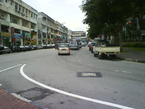 Parking conditions near the bank described in the post