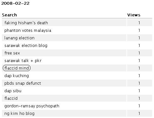 Blog search-term statistics screenshot 4