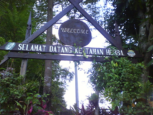 Taman Herba on a small island in Kenyir Lake