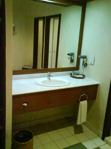 Mirror inside the chalet