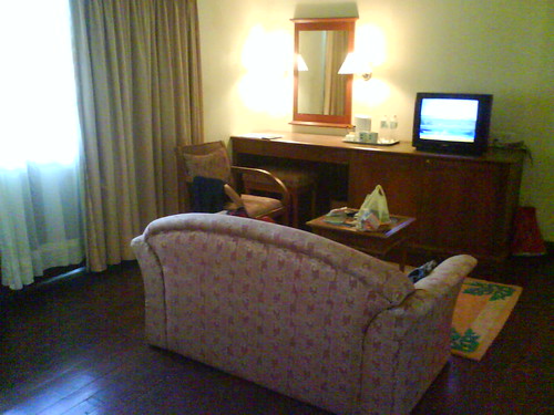 Media box and television in the chalet