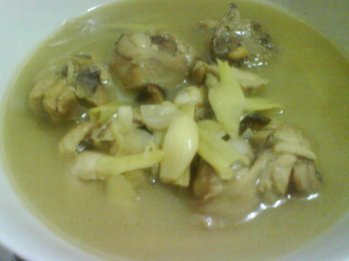 Ginger chicken with lemongrass