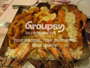 Seafood platter at Manhattan Fish Market
