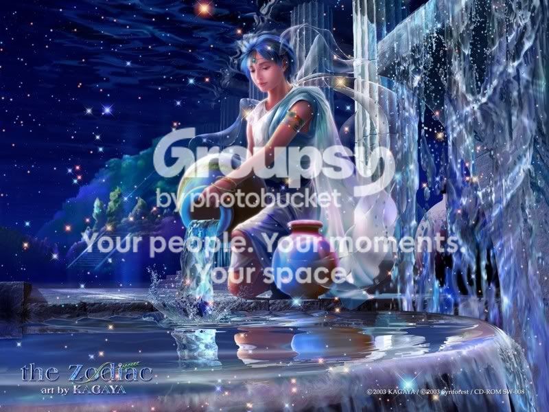 Aquarius zodiac sign artwork