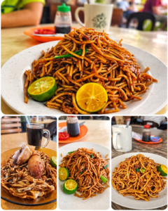 Malay-style mee goreng from Chong Choon Cafe in Kuching and Aik Seng in Sarikei